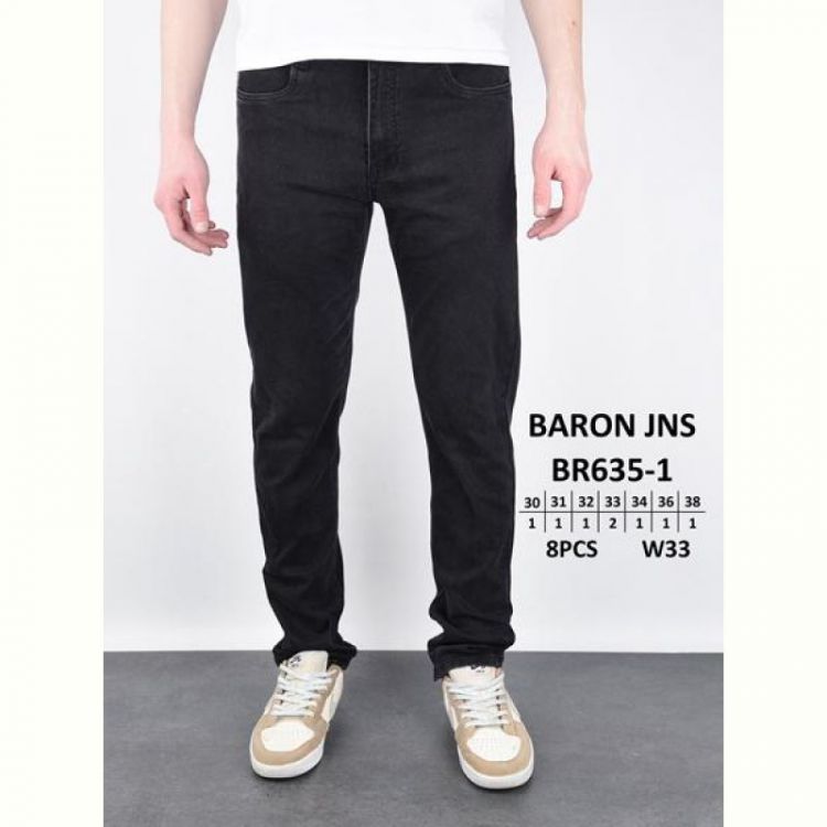 Купить Джинсы Baron Jeans BR635-1 black на obuv-plus.com.ua
