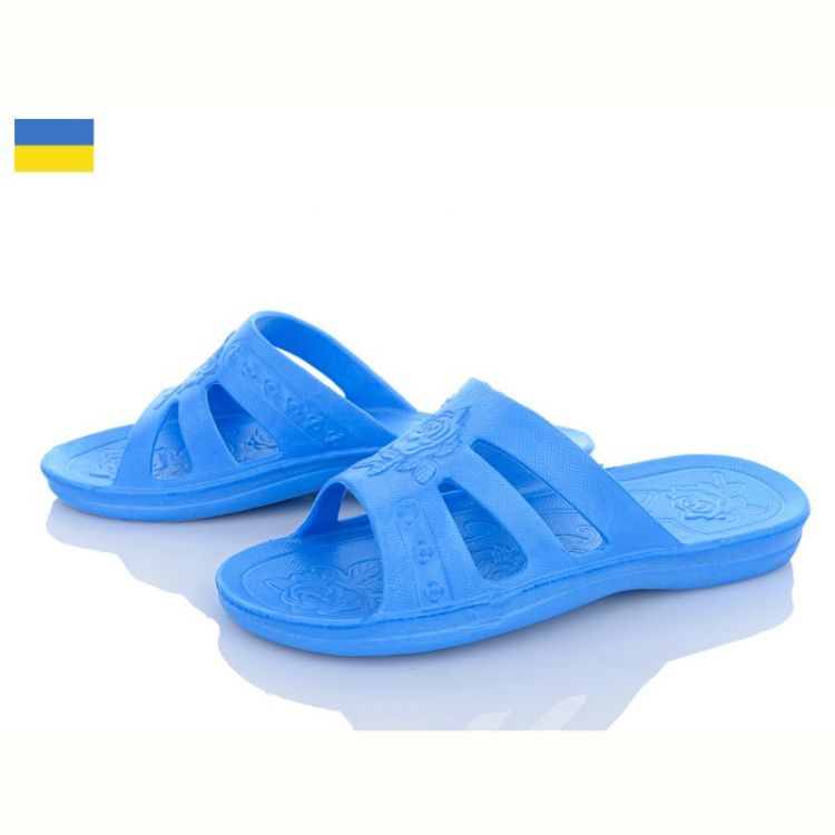 Купить Шлепанцы Cross Cross SV007 троянда бірюз. на obuv-plus.com.ua