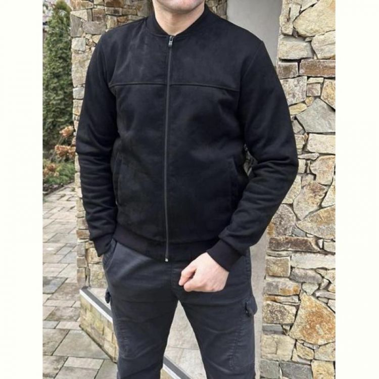 Купить Кофта спорт Sport style 1129 black на obuv-plus.com.ua