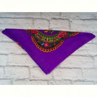 Платок Shawls P170 d.purple люрикс