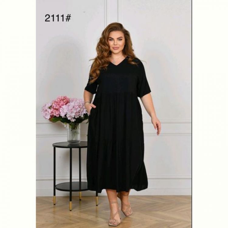 Купить Платье Romeo life 2111 black на obuv-plus.com.ua