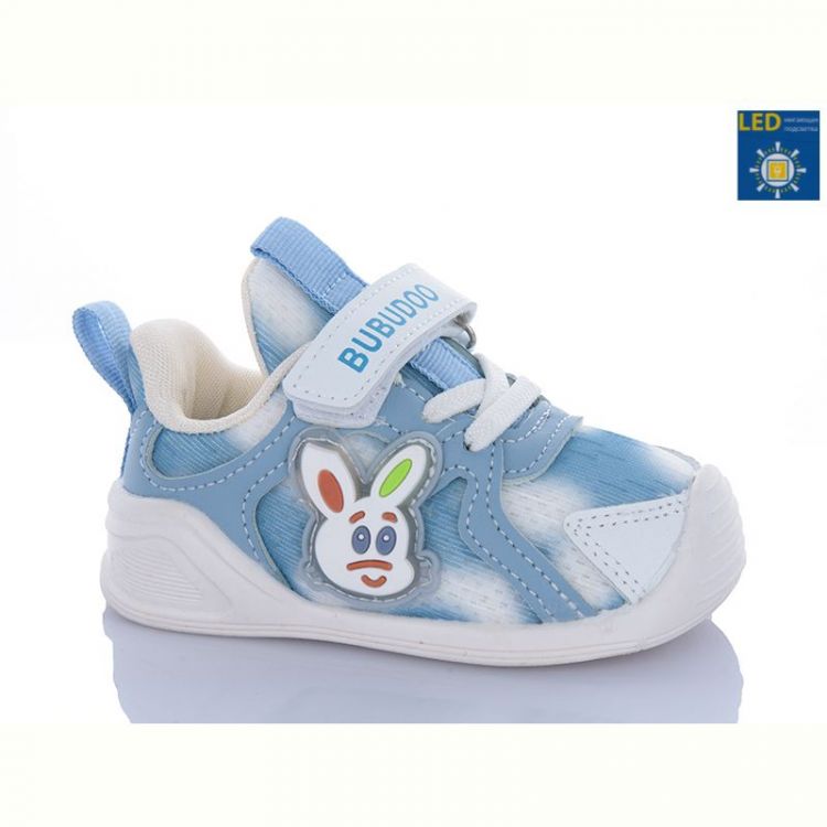 Купить Кроссовки Comfort-baby 802-1 блакитний LED (16-20) на obuv-plus.com.ua