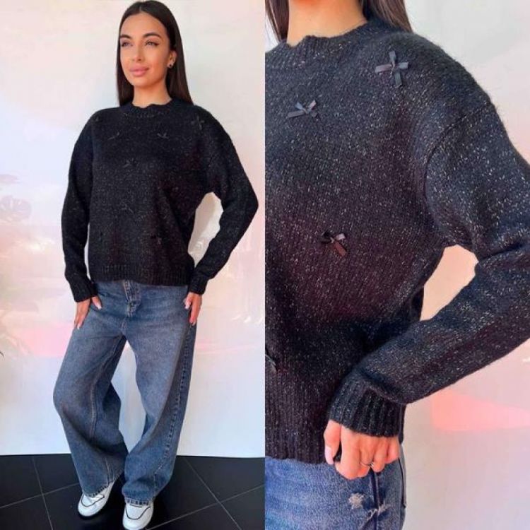 Купить Свитер i8denim Women TB93 black на obuv-plus.com.ua