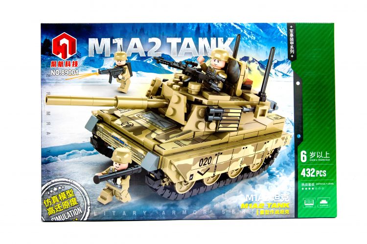 Купить G256027-89001 ТАНК М1А2 КОНСТРУКТОР (432шт)ДЕТАЛІ на obuv-plus.com.ua