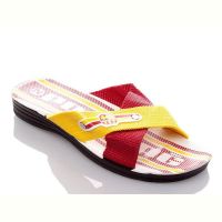 Купить Шлепанцы Demur MBars yellow-red на obuv-plus.com.ua