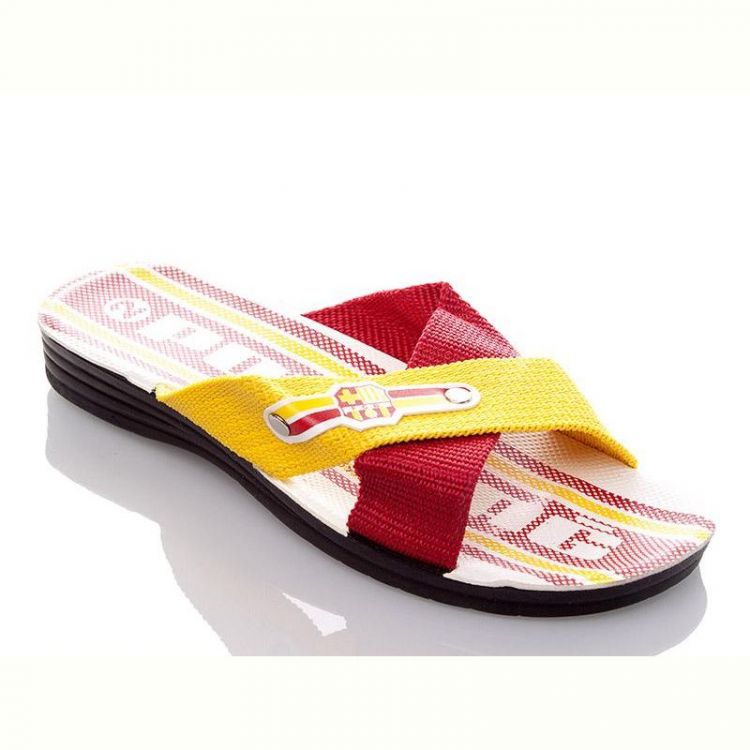 Купить Шлепанцы Demur MBars yellow-red на obuv-plus.com.ua