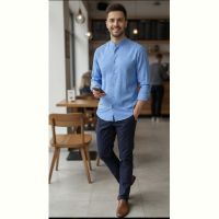 Купить Рубашка Mary Poppins 7190 l.blue на obuv-plus.com.ua