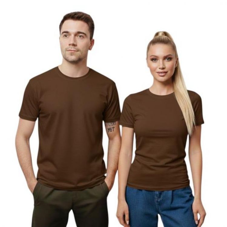 Купить Футболка Sport style 89 brown (4ж+4м) на obuv-plus.com.ua