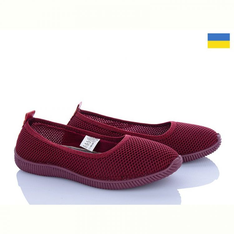 Купить Туфли Kredo Кредо 23-40 сітка бордо на obuv-plus.com.ua