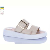 Купить Шлепанцы Sali 516 бежевий біл-п. на obuv-plus.com.ua
