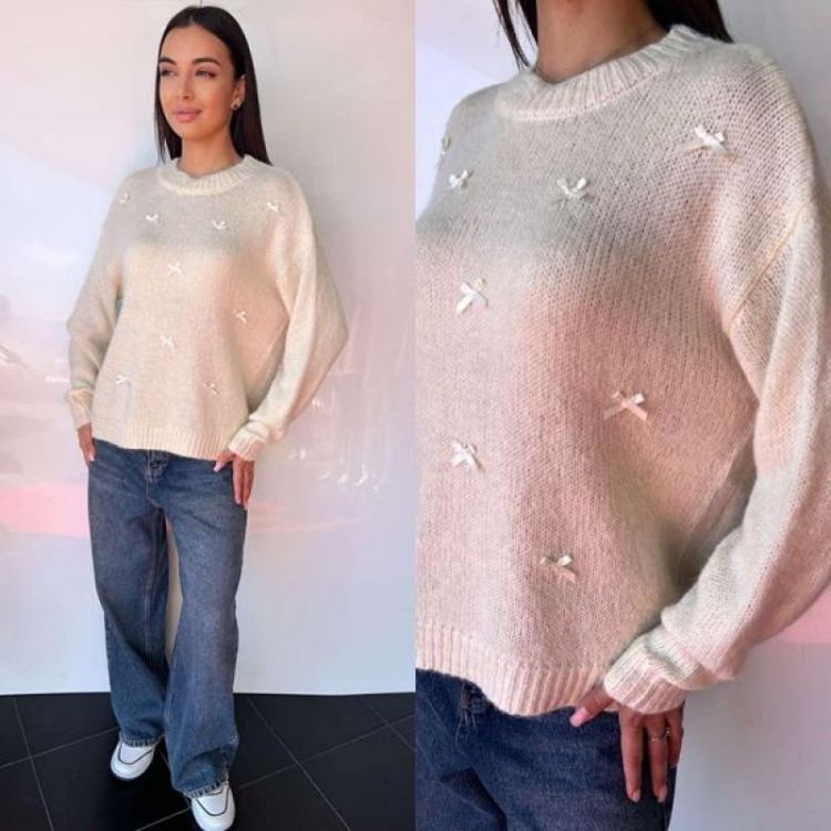 Купить Свитер i8denim Women TB92 beige на obuv-plus.com.ua