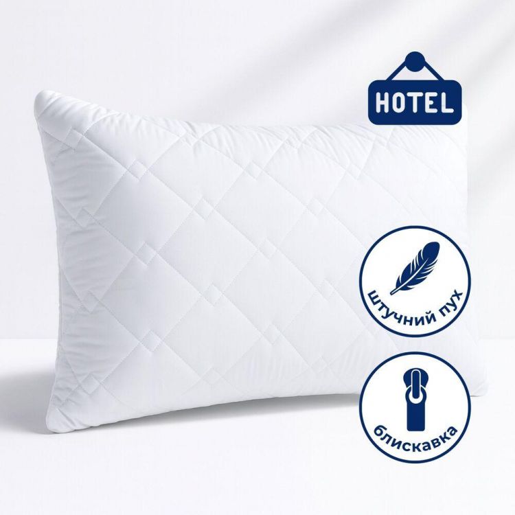 Купить Подушка Classic Soft 50х70 см IDEIA искусственный пух с внутренней подушкой на молнии для отелей и дома на obuv-plus.com.ua