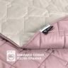 Купить Покрывало евро 210х240 см IDEIA стеганое двухстороннее качественная стежка микрофибра пудра серое на кровать на obuv-plus.com.ua