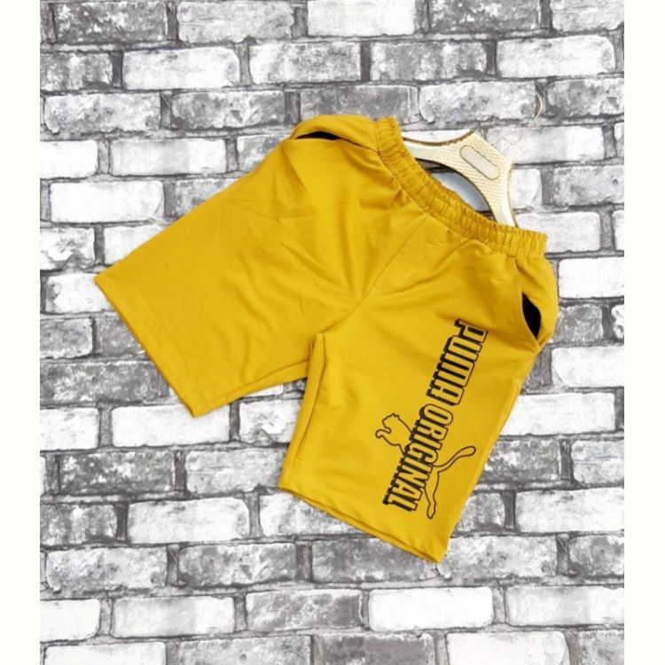 Купить Шорты Sport style 005-1 yellow на obuv-plus.com.ua
