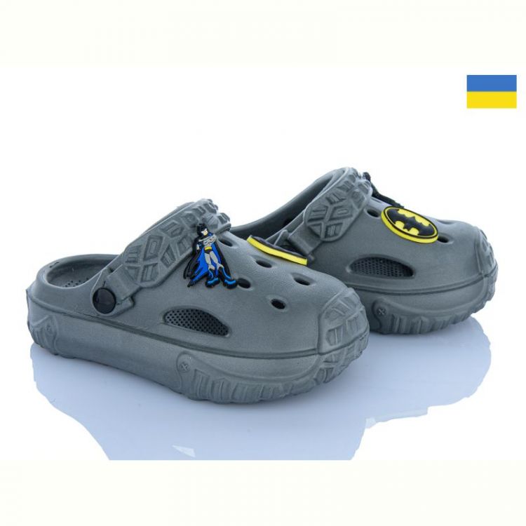 Купить Кроксы Golden Lion 1300-1 т.сірий на obuv-plus.com.ua