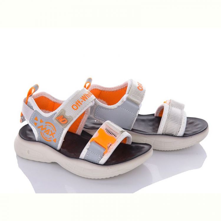 Купить Босоножки Angel DL47-B10 grey-orange на obuv-plus.com.ua
