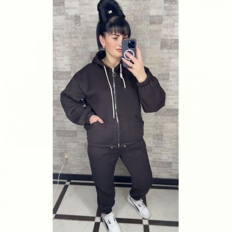 Купить Костюм спорт Valentina 091 d.brown на obuv-plus.com.ua