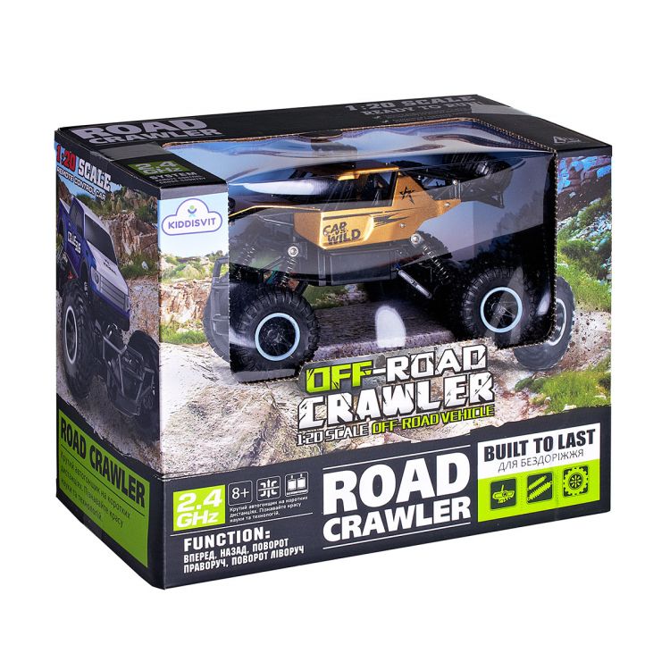 Купить SL-109AG Автомобіль OFF-ROAD CRAWLER з р/к CAR VS WILD золотий, акум. 3,6V, метал. корпус, 1:20 на obuv-plus.com.ua