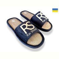 Купить Тапочки Rai Shoes Шльопки RS синій на obuv-plus.com.ua