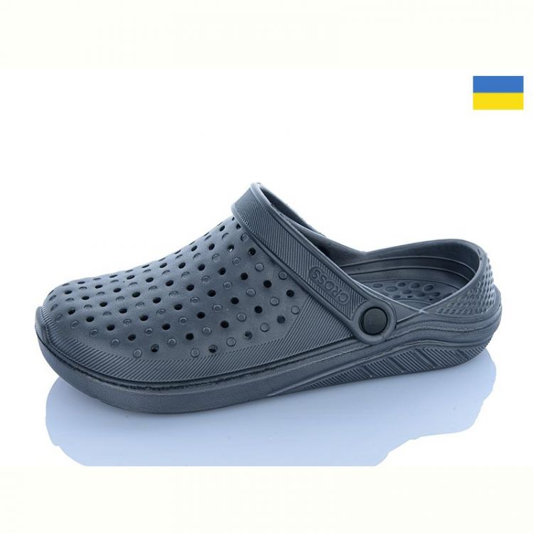 Купить Кроксы Cross 025 сірий на obuv-plus.com.ua