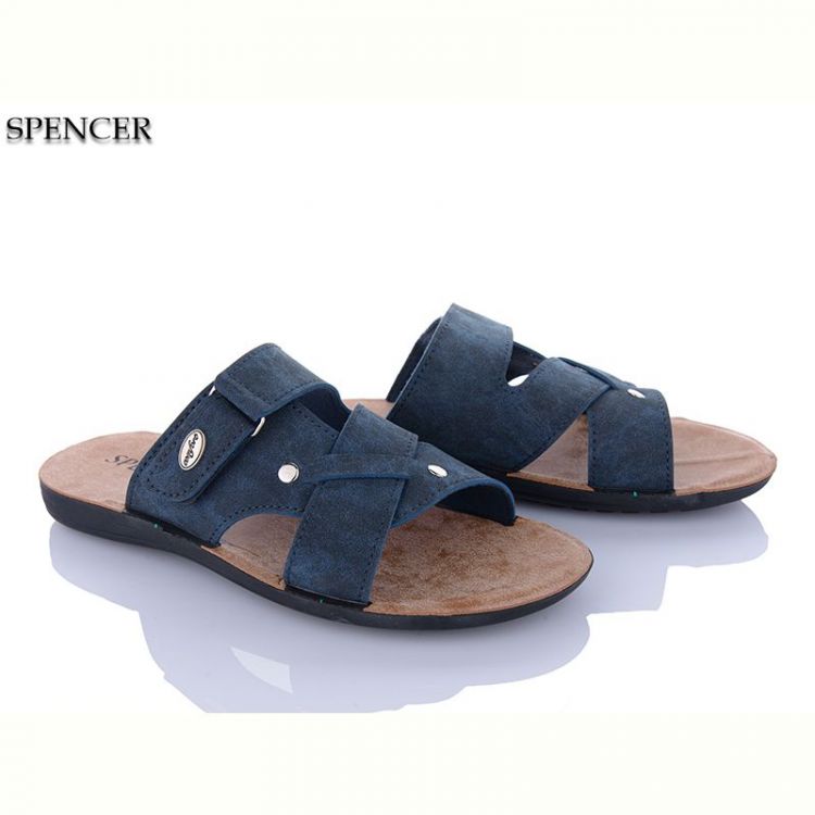 Купить Шлепанцы Spencer 2402-1 синій н на obuv-plus.com.ua