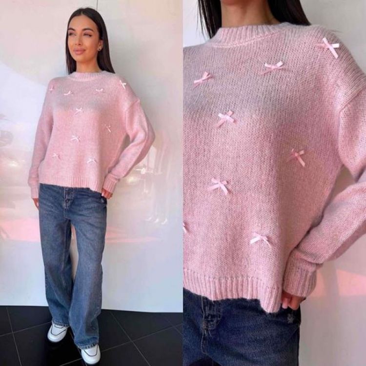 Купить Свитер i8denim Women TB91 pink на obuv-plus.com.ua