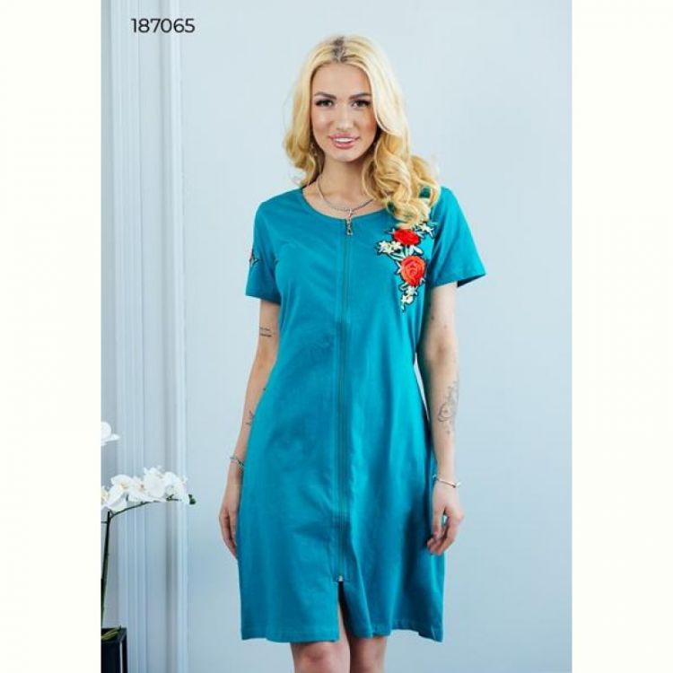 Купить Халат Vehuiah 187065 l.blue на obuv-plus.com.ua