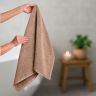 Купить Полотенце махровое 50х90 см пл 600 гр/м2 для рук и лица натуральное хлопок беж на obuv-plus.com.ua
