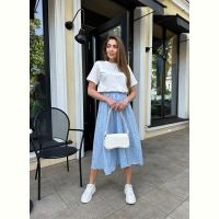 Купить Юбка Sofi Cor 6026 l.blue на obuv-plus.com.ua