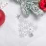 Купить Набор полотенец 2 шт 50х90 см махровое с вышивкой и вафельное новогодний на obuv-plus.com.ua