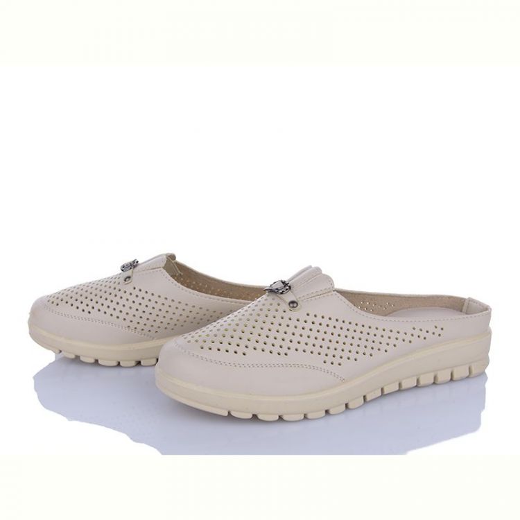 Купить Шлепанцы Yaqiniao 002-3 beige на obuv-plus.com.ua