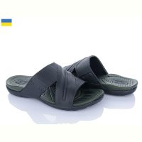 Купить Шлепанцы Ds DS П16 чор-т.зелений на obuv-plus.com.ua