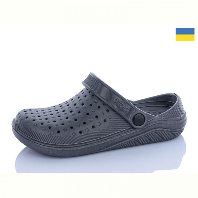 Купить Кроксы Cross 025 підл.сірий на obuv-plus.com.ua