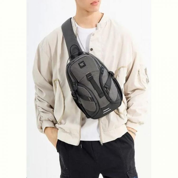 Купить Бананка Fashion Bag 2141-3 grey на obuv-plus.com.ua