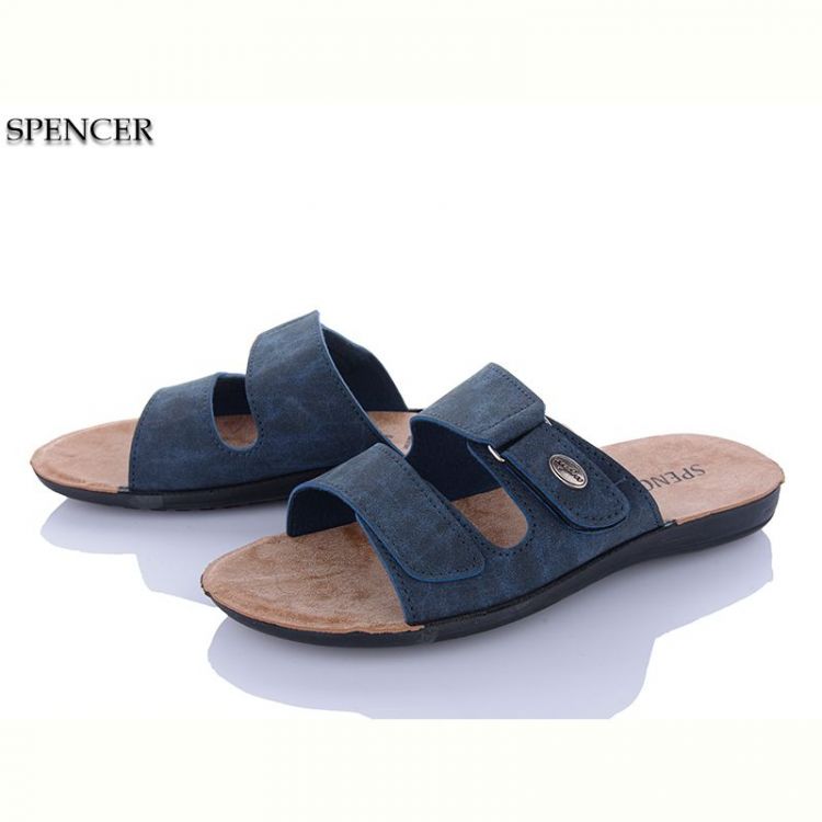 Купить Шлепанцы Spencer 2403-1 синій на obuv-plus.com.ua