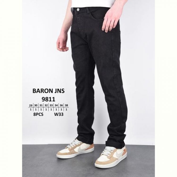 Купить Джинсы Baron Jeans 9811 black на obuv-plus.com.ua