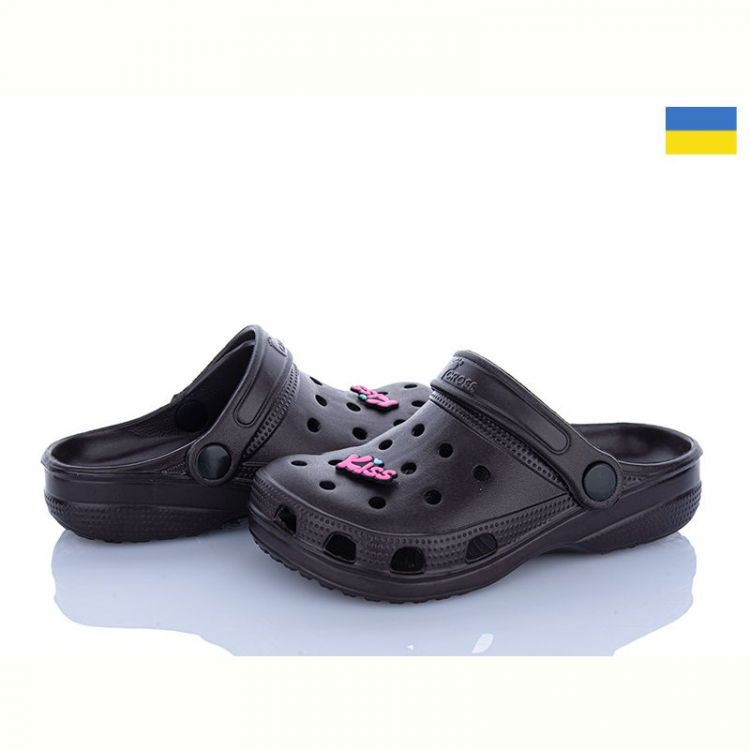 Купить Кроксы Cross Cross 017-1 шоколад на obuv-plus.com.ua
