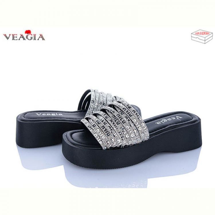 Купить Шлепанцы Veagia N17 black на obuv-plus.com.ua