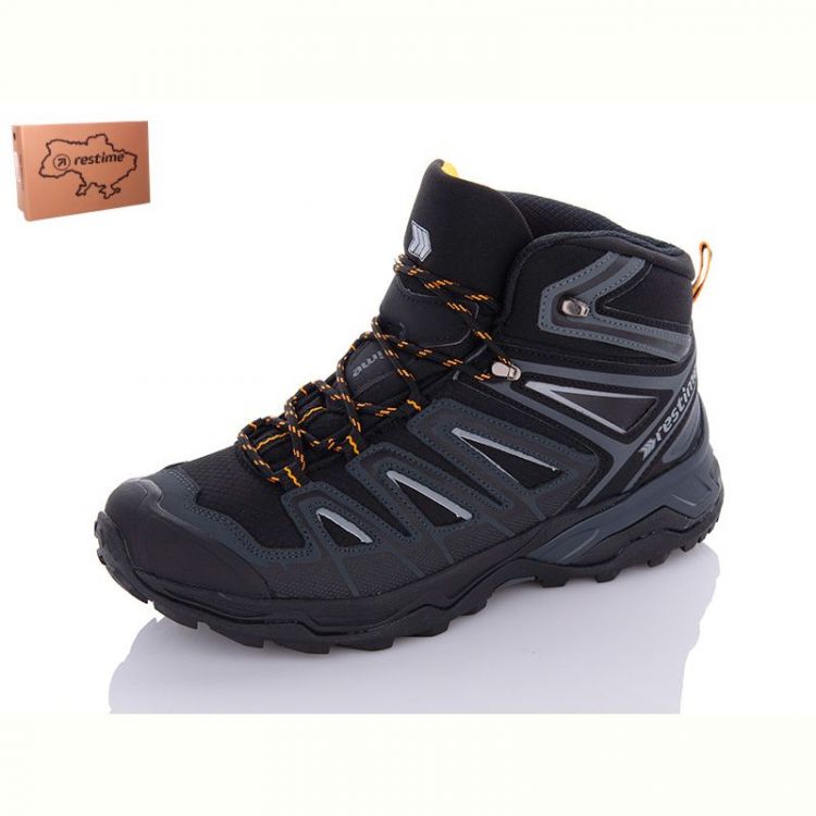 Купить Кроссовки Restime AMO23907 black-grey на obuv-plus.com.ua