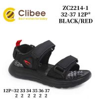 Купить Босоножки Clibee ABM-ZC2214-1 Black-Red на obuv-plus.com.ua