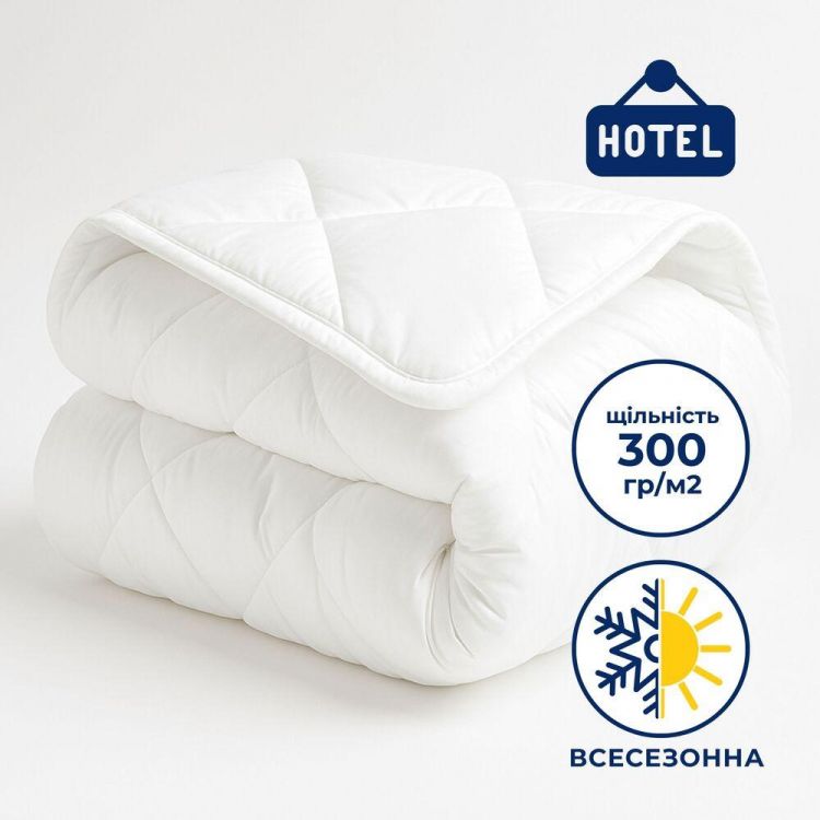 Купить Одеяло всесезонная евро 200х220 см IDEIA гипоаллергенное белое для отелей и дома стандартная на obuv-plus.com.ua