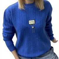 Купить Свитер Elena&Vika 25416 blue на obuv-plus.com.ua