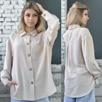 Купить Рубашка Karolina KR99 l.beige на obuv-plus.com.ua