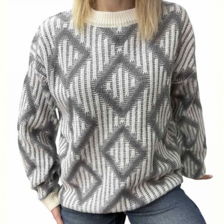 Купить Свитер Elena&Vika 25408 grey на obuv-plus.com.ua