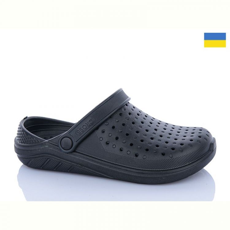 Купить Кроксы Cross 025 чорний на obuv-plus.com.ua