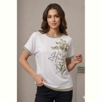 Купить Футболка LeVisha 25021 white-l.mint на obuv-plus.com.ua