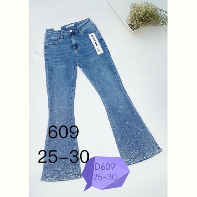 Купить Джинсы NewJeans D609 blue на obuv-plus.com.ua