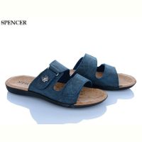 Купить Шлепанцы Spencer 2403 нубук-синій на obuv-plus.com.ua
