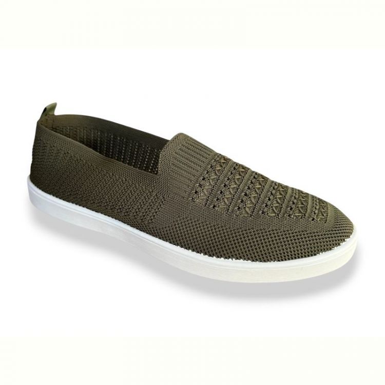 Купить Слипоны Floare F06-004 т.зелений на obuv-plus.com.ua