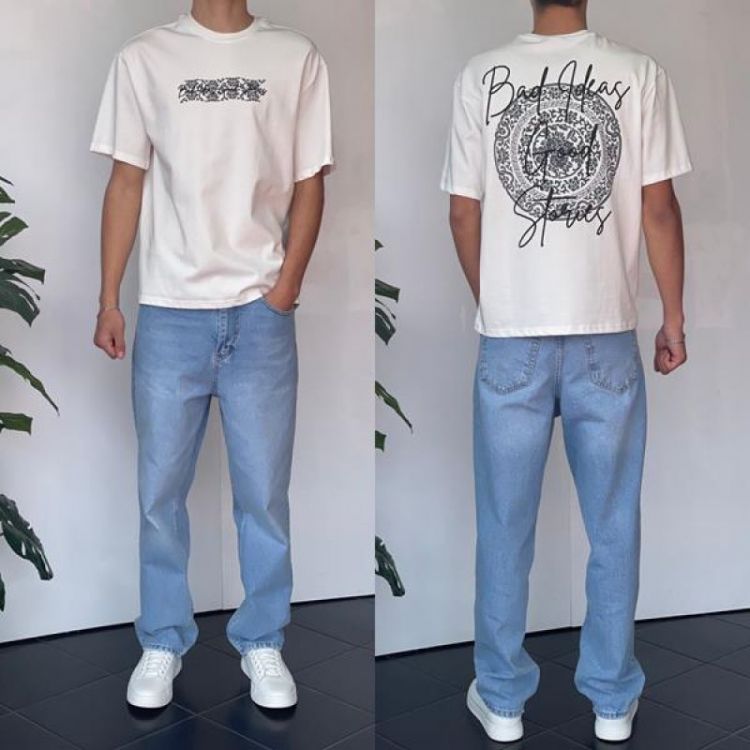 Купить Футболка i8denim 2140 white на obuv-plus.com.ua